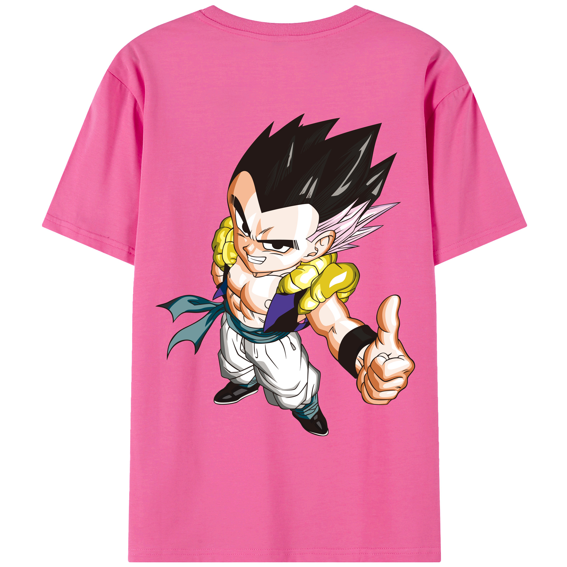 （画像用） ドラゴンボール ベジータ四世（Bejīta Yonsei）DRAGON BALL Vegeta IV レディース半袖Tシャツ(バックプリント)